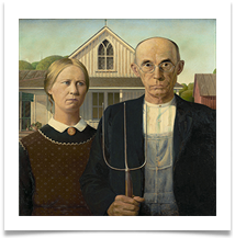 Rob Shaw - Grant_Wood_-_American_Gothic - Rob Shaw